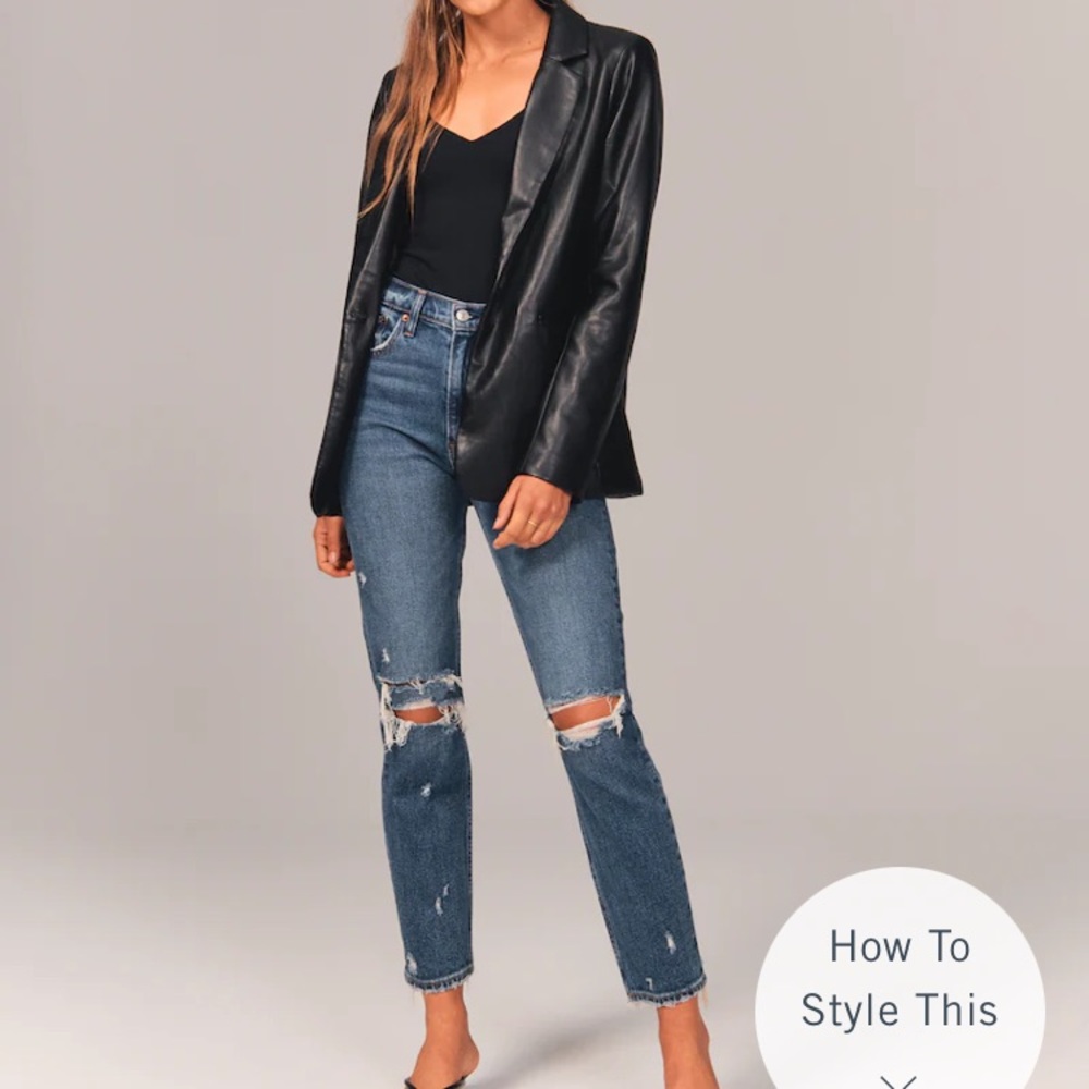 Abercrombie and Fitch High Rise Mom Jeans